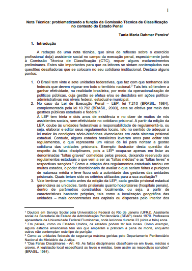 Problematizando a função da Comissão