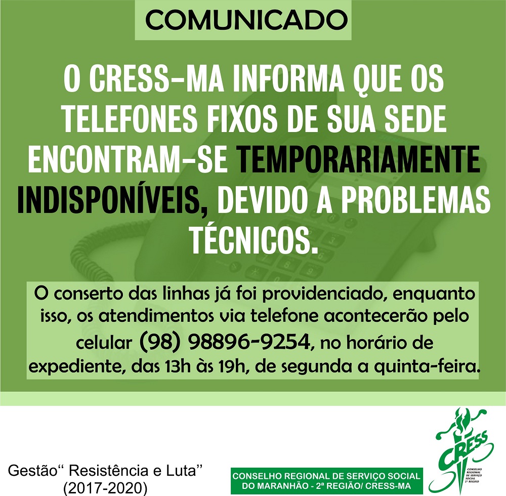 Comunicado Telefones Fixos 1