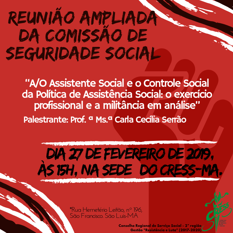 Reunião ampliada seguridade