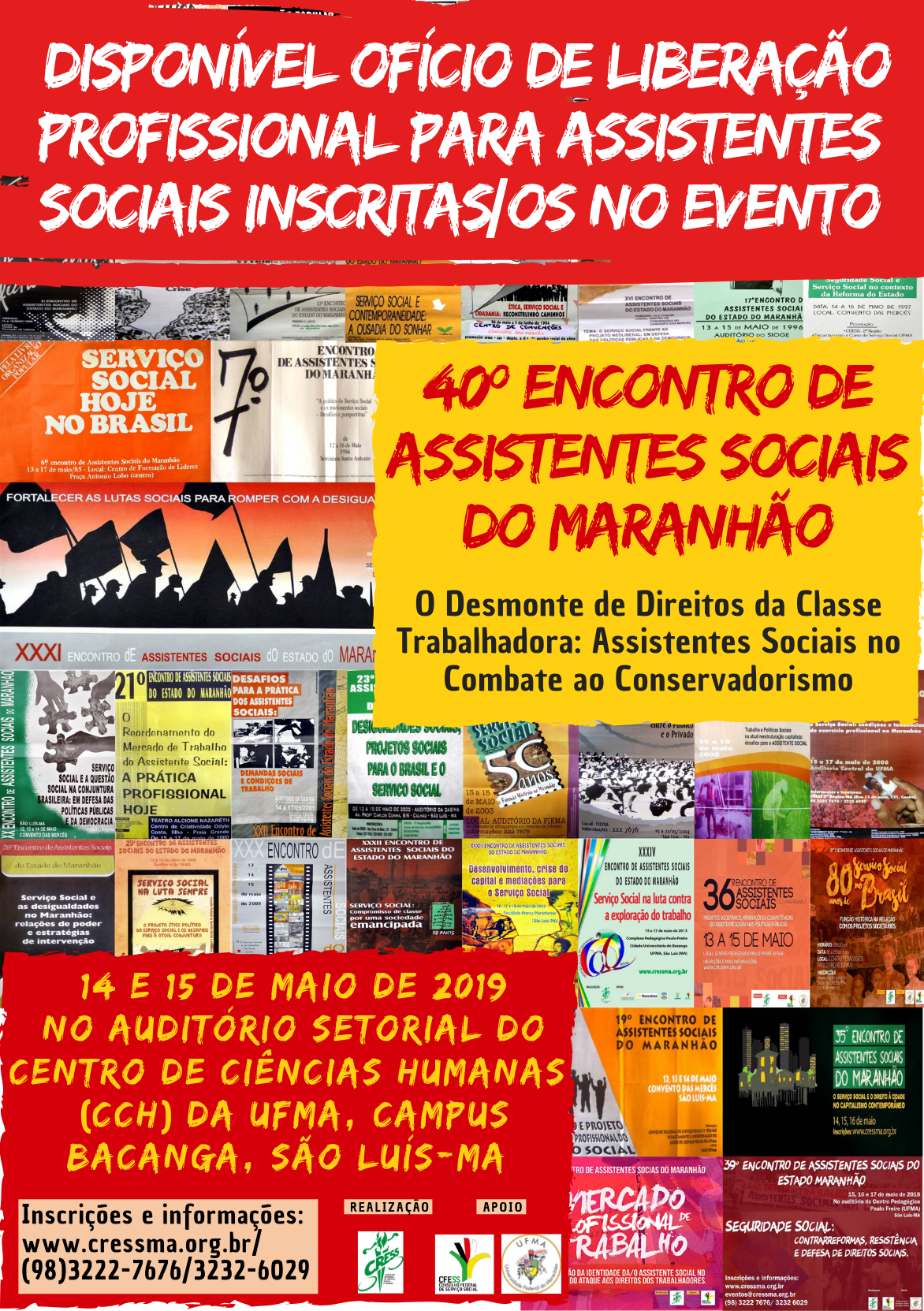 Cartaz Oficio de Liberação Profissional 40º Encontro