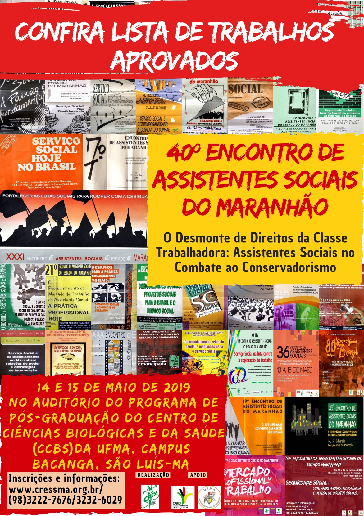 Cartaz Trabalhos Aprovados