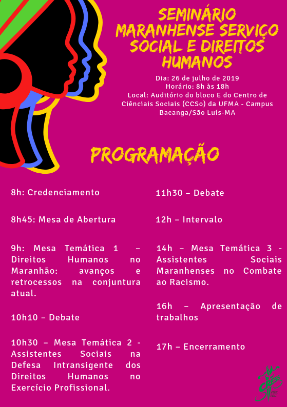 Programação Seminário SS e Direitos Humanos