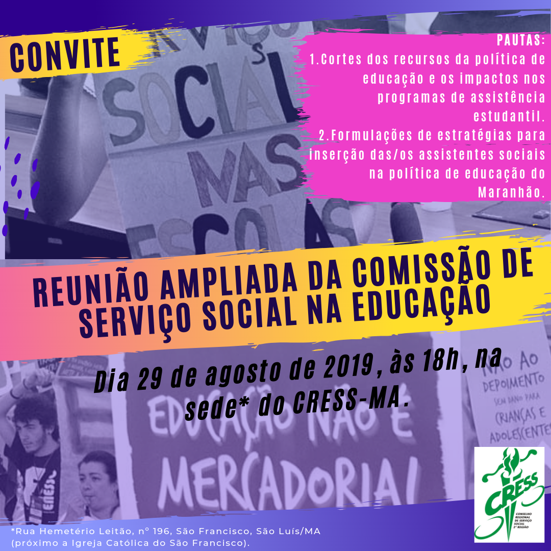 Reunião Ampliada SS na Educação redes sociais