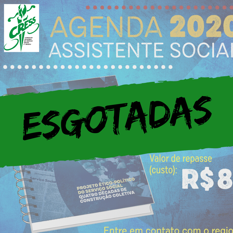 Agendas 2020 esgotadas