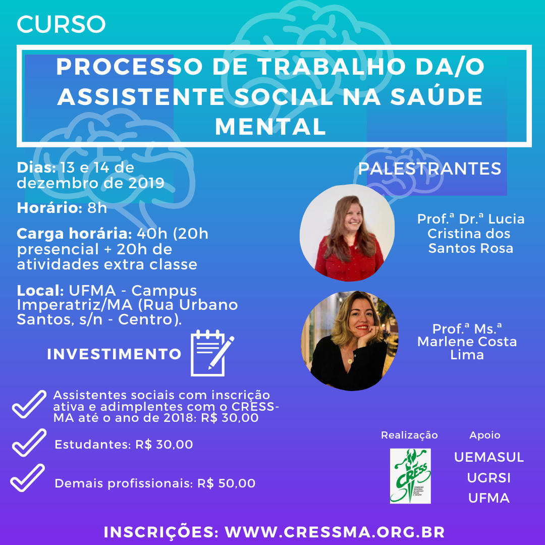 Curso Saúde Mental em Imperatriz-MA