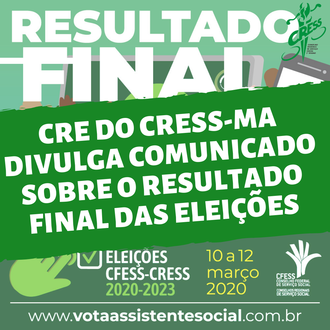 Resultado final eleições