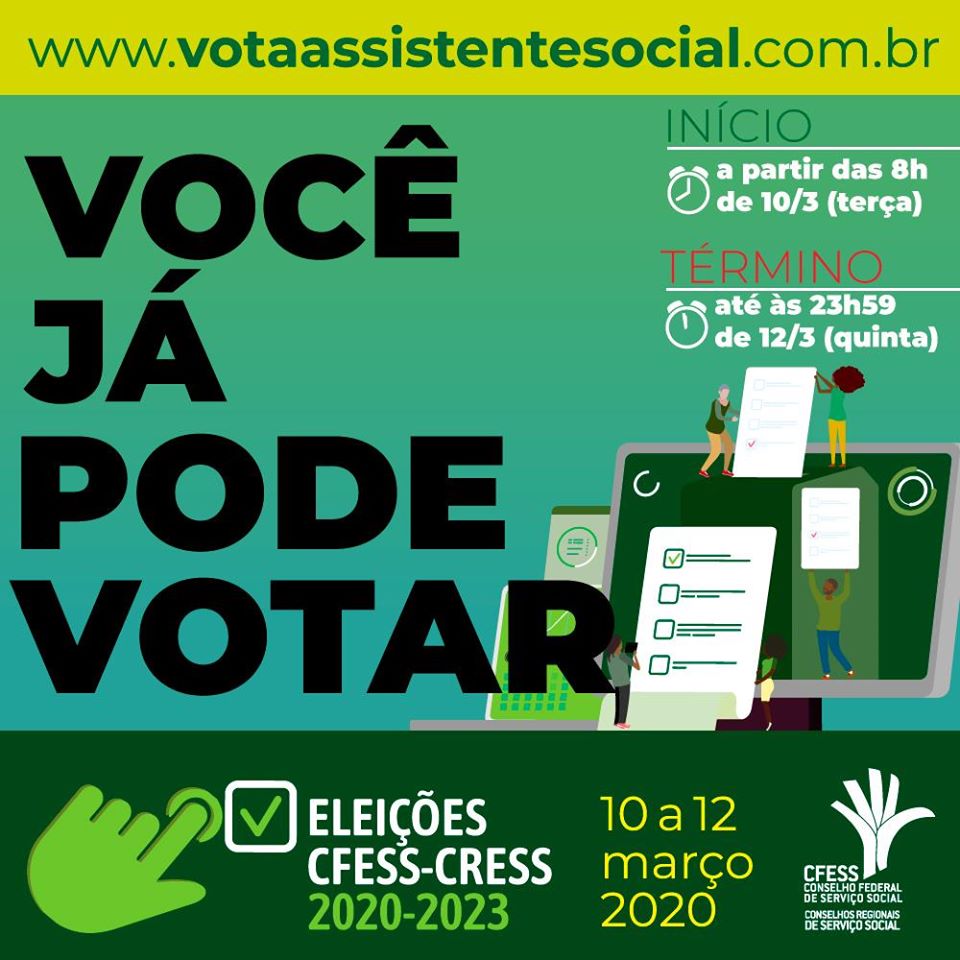 você já pode votar