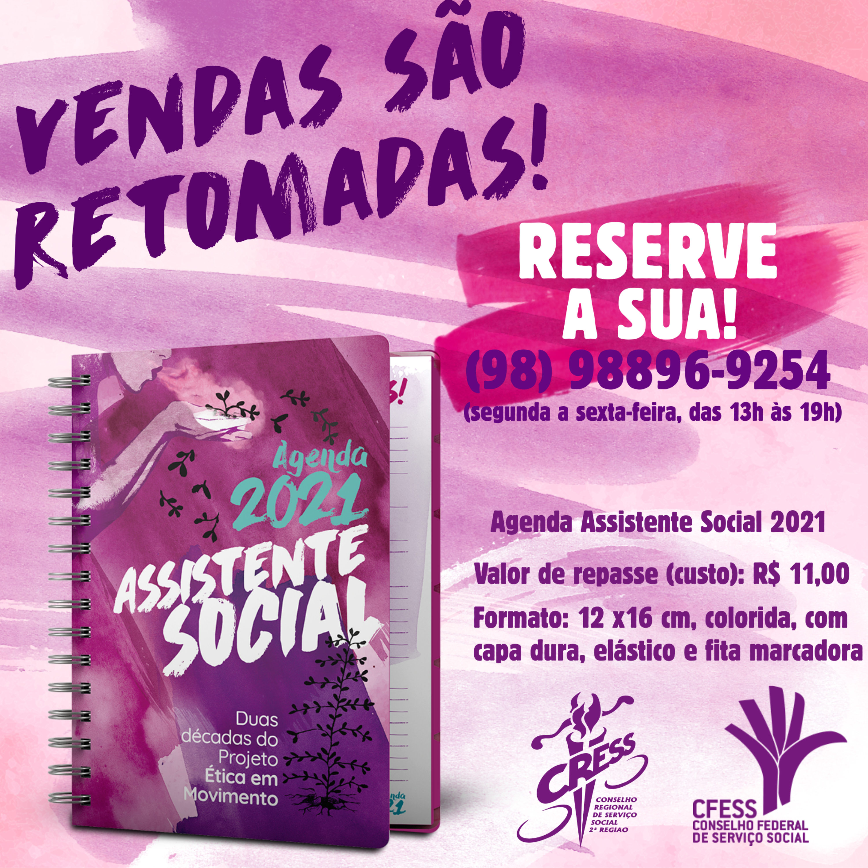 Agenda disponível reserve