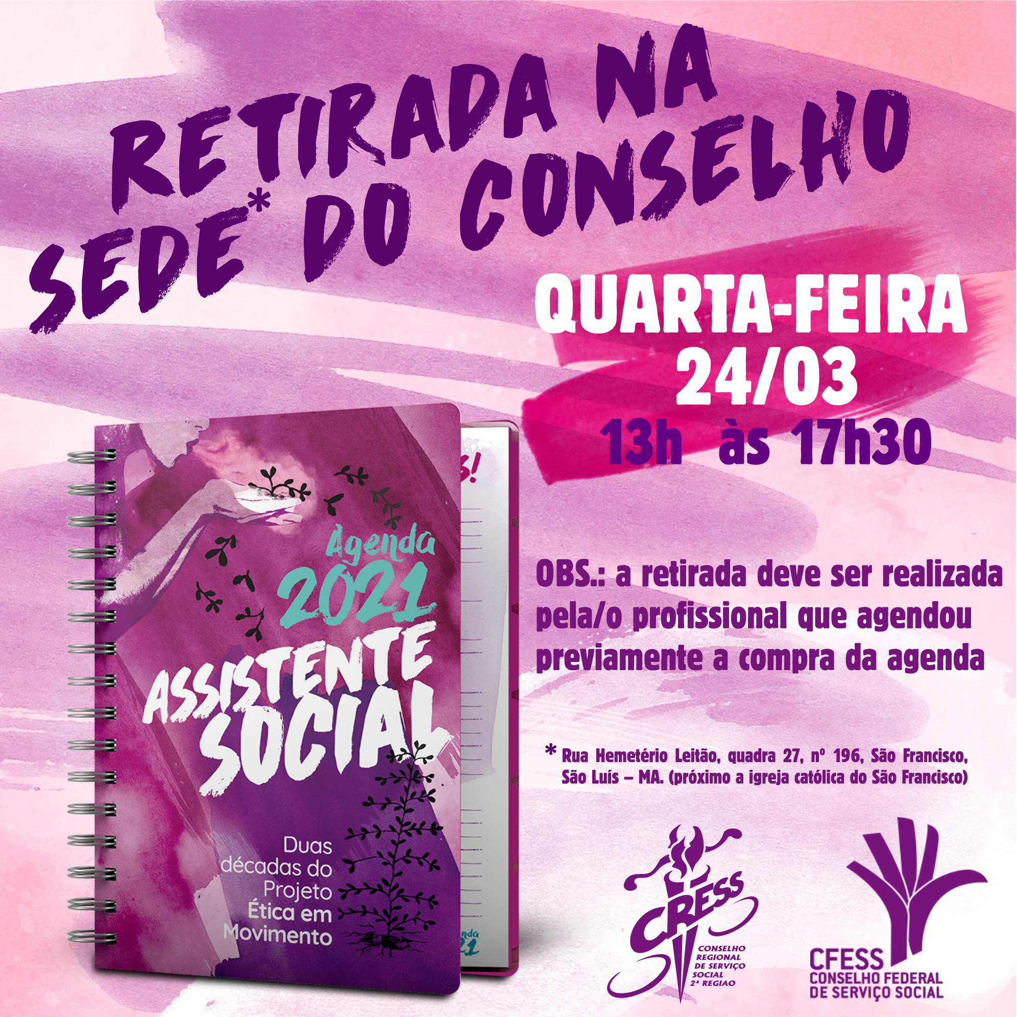 Retirada da agenda