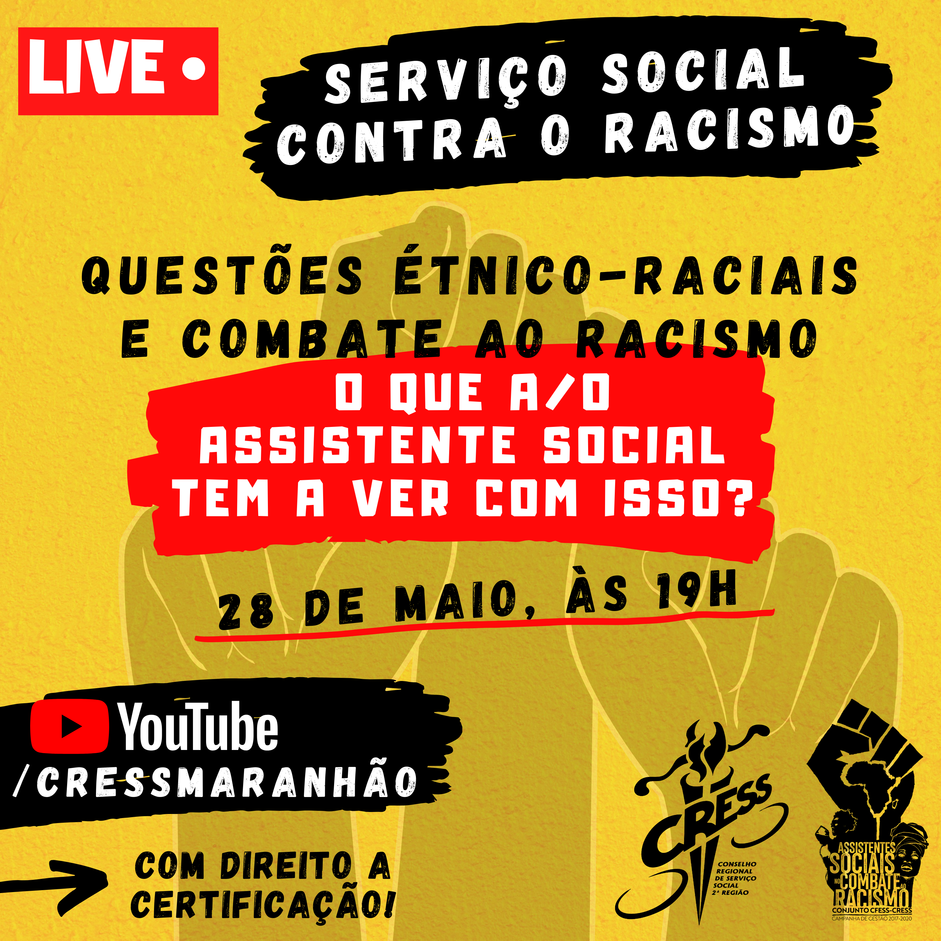 Serviço Social contra o Racismo.