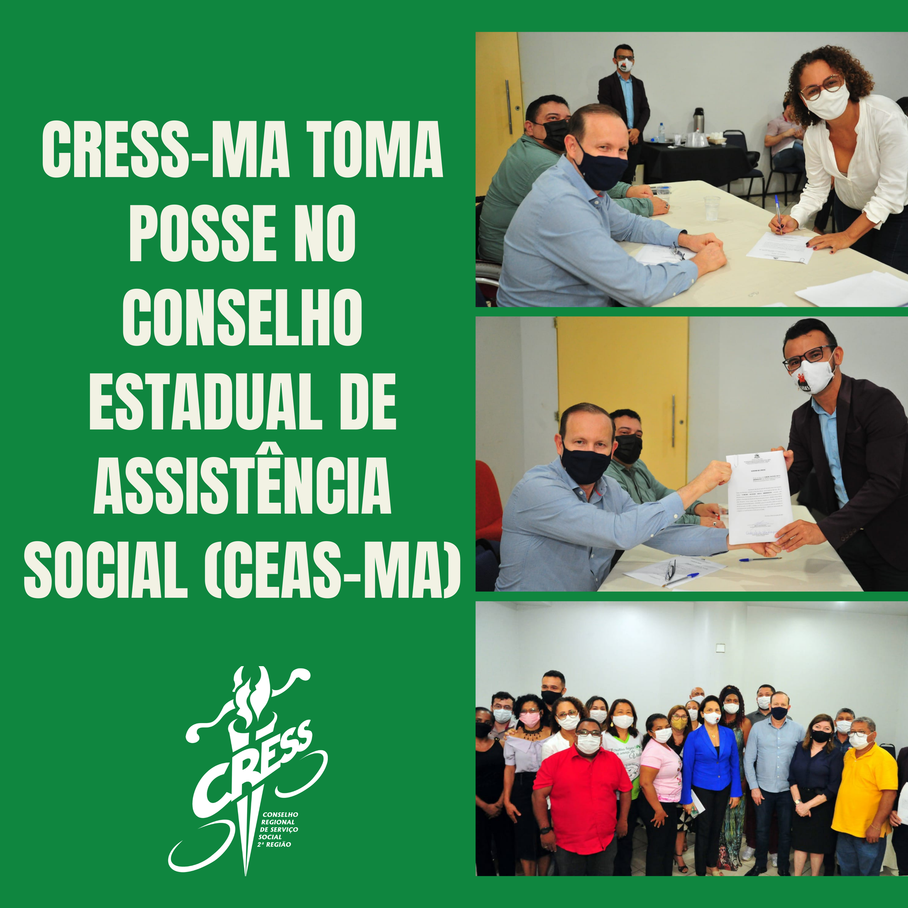 CRESS-MA toma posse no CEAS