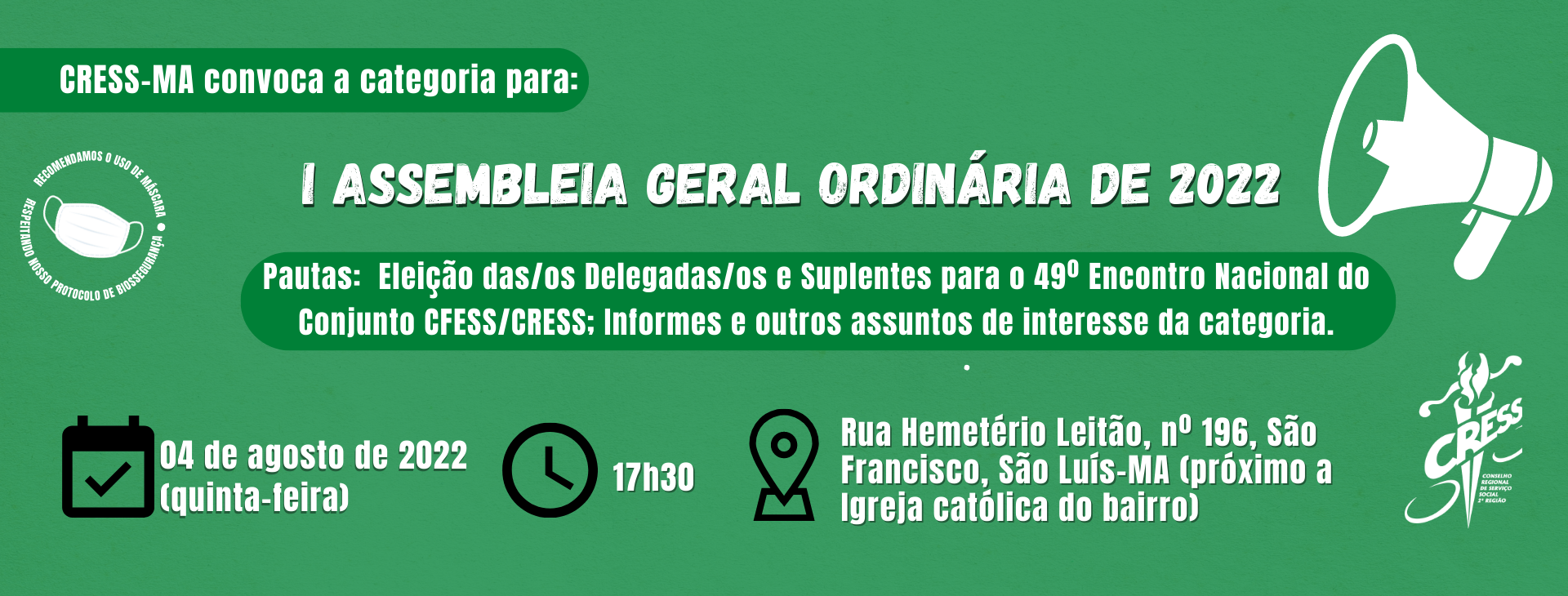 SLIDE PARA SITE Assembleia Geral Ordinária (1)