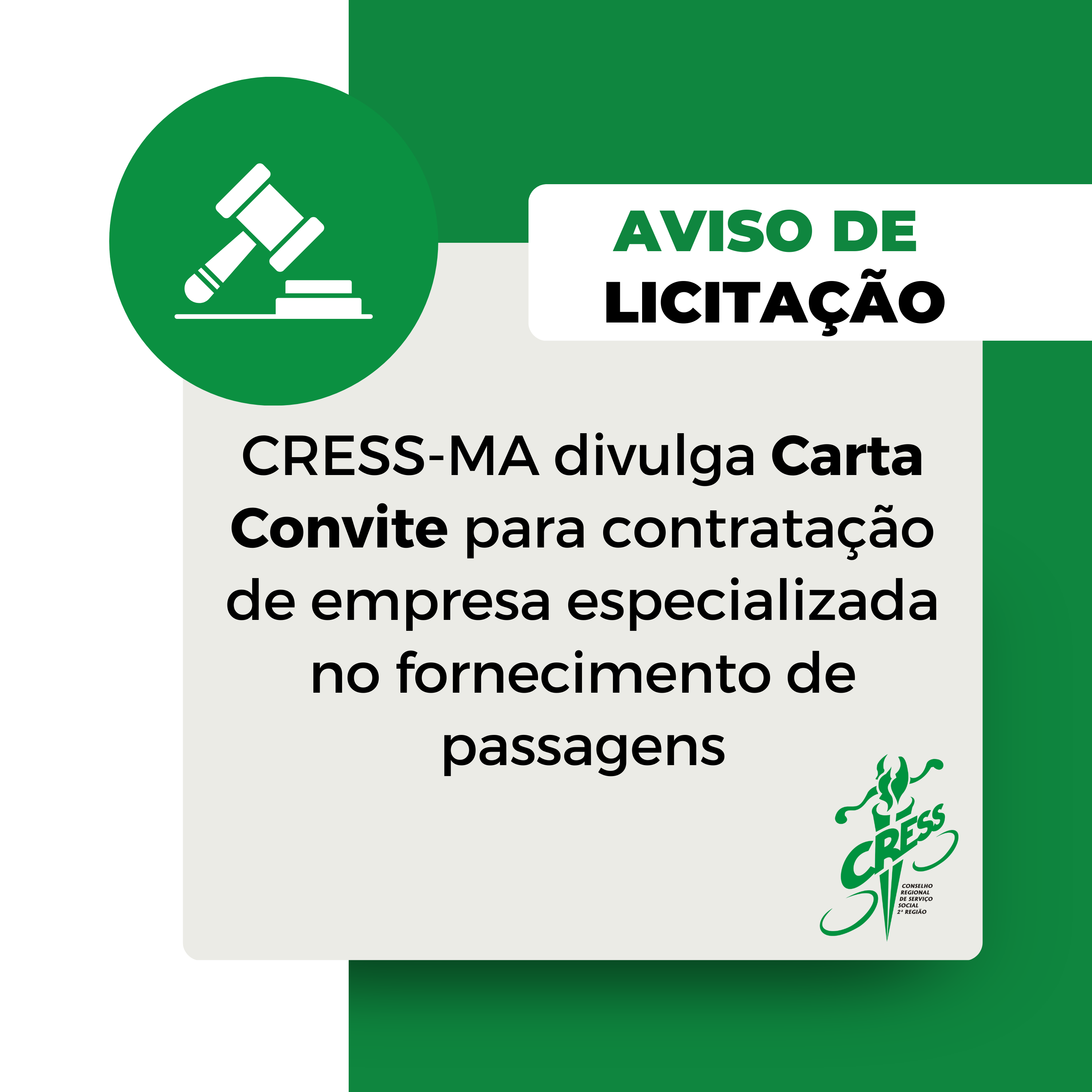 Carta convite passagens