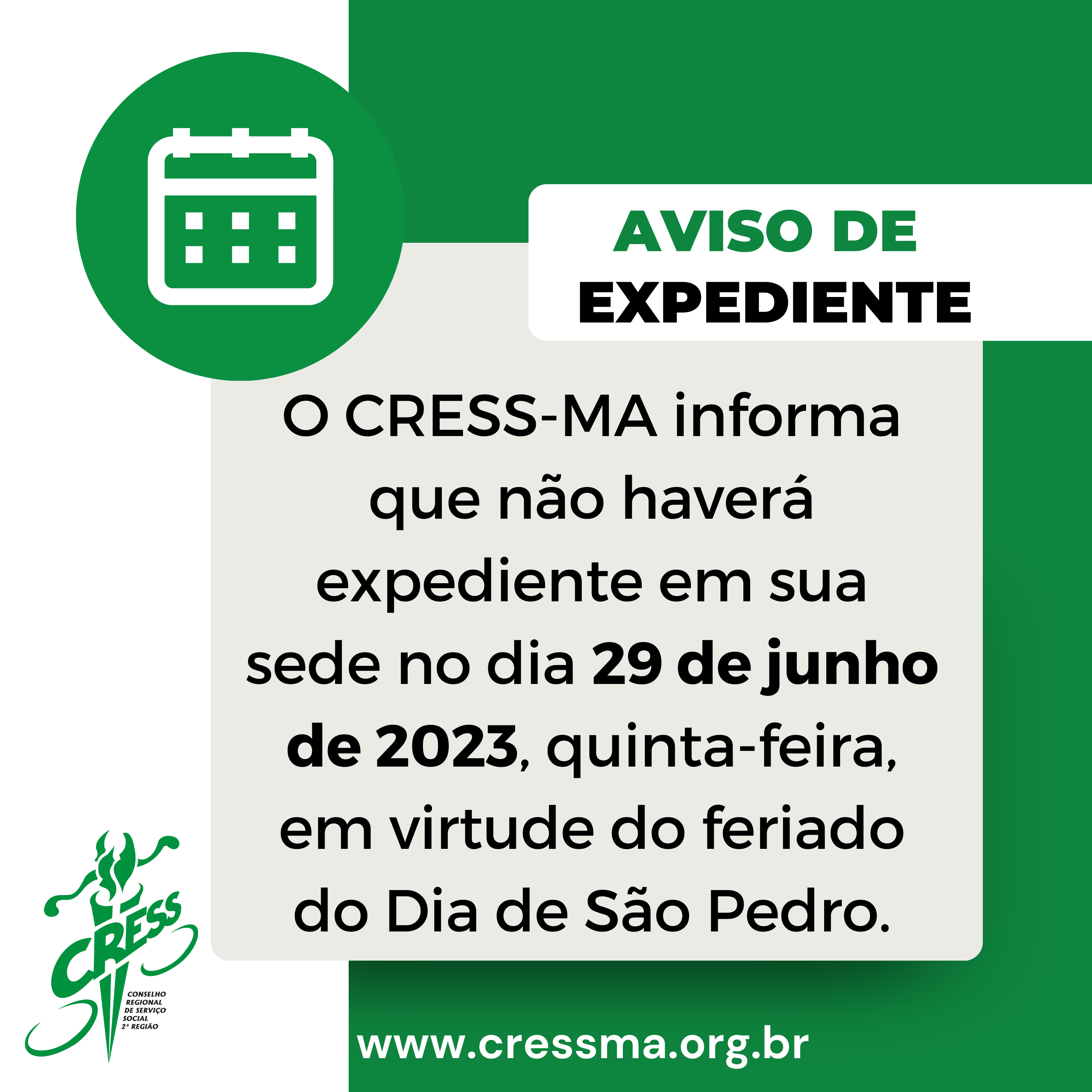 aviso de expediente 29 de junho