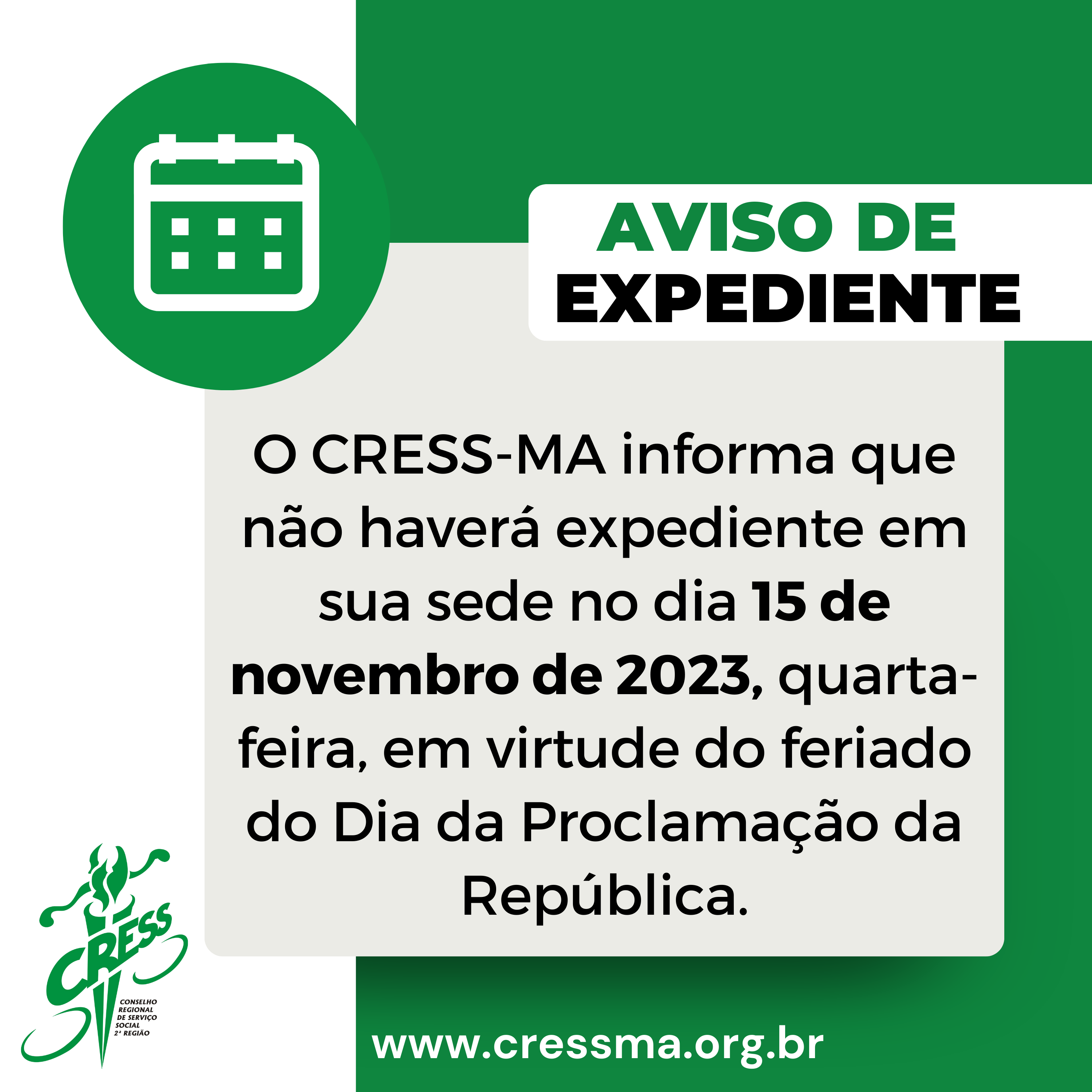 COMUNICADOS 2023 15 de novembro