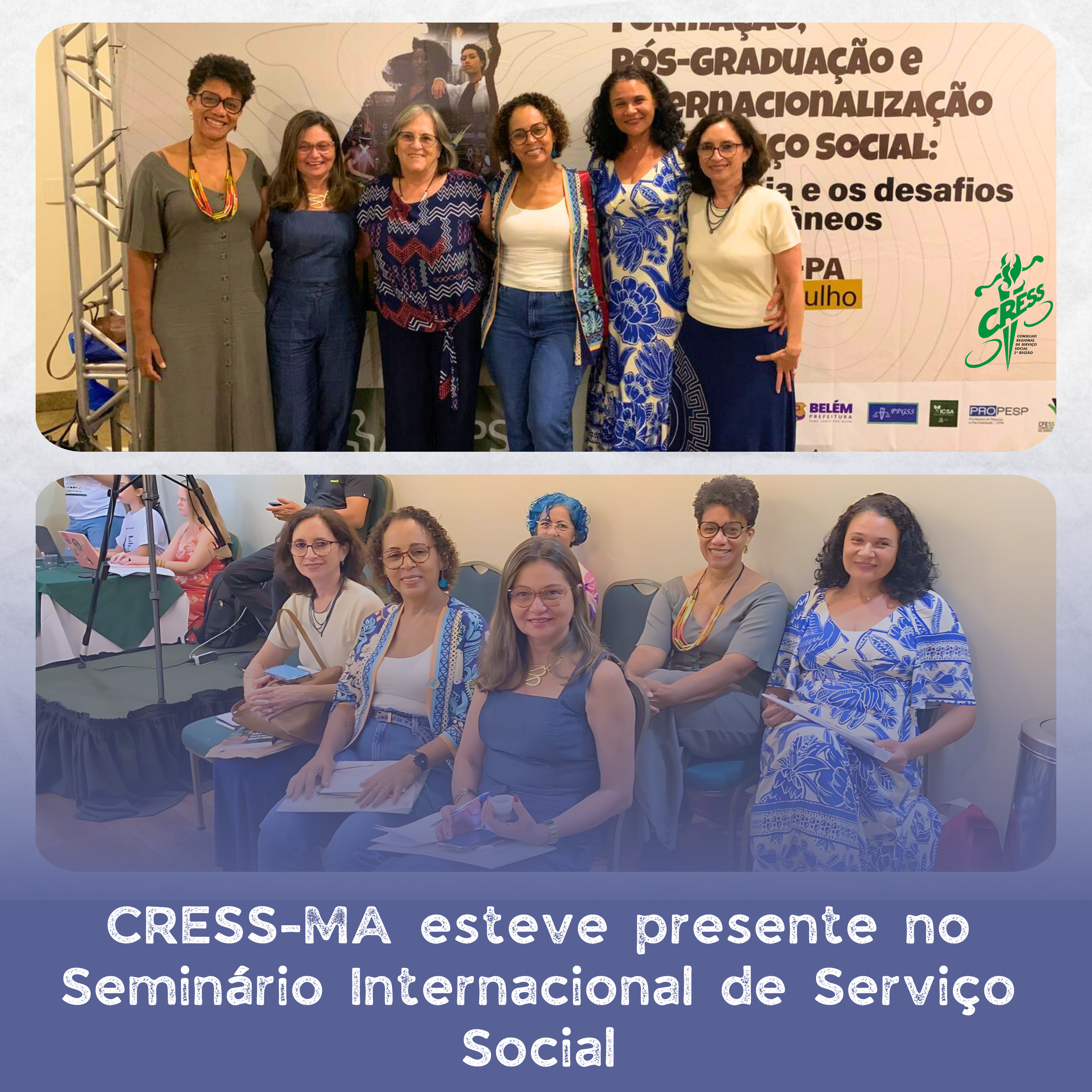 CRESS-MA esteve presente no Seminário Internacional de Serviço Social