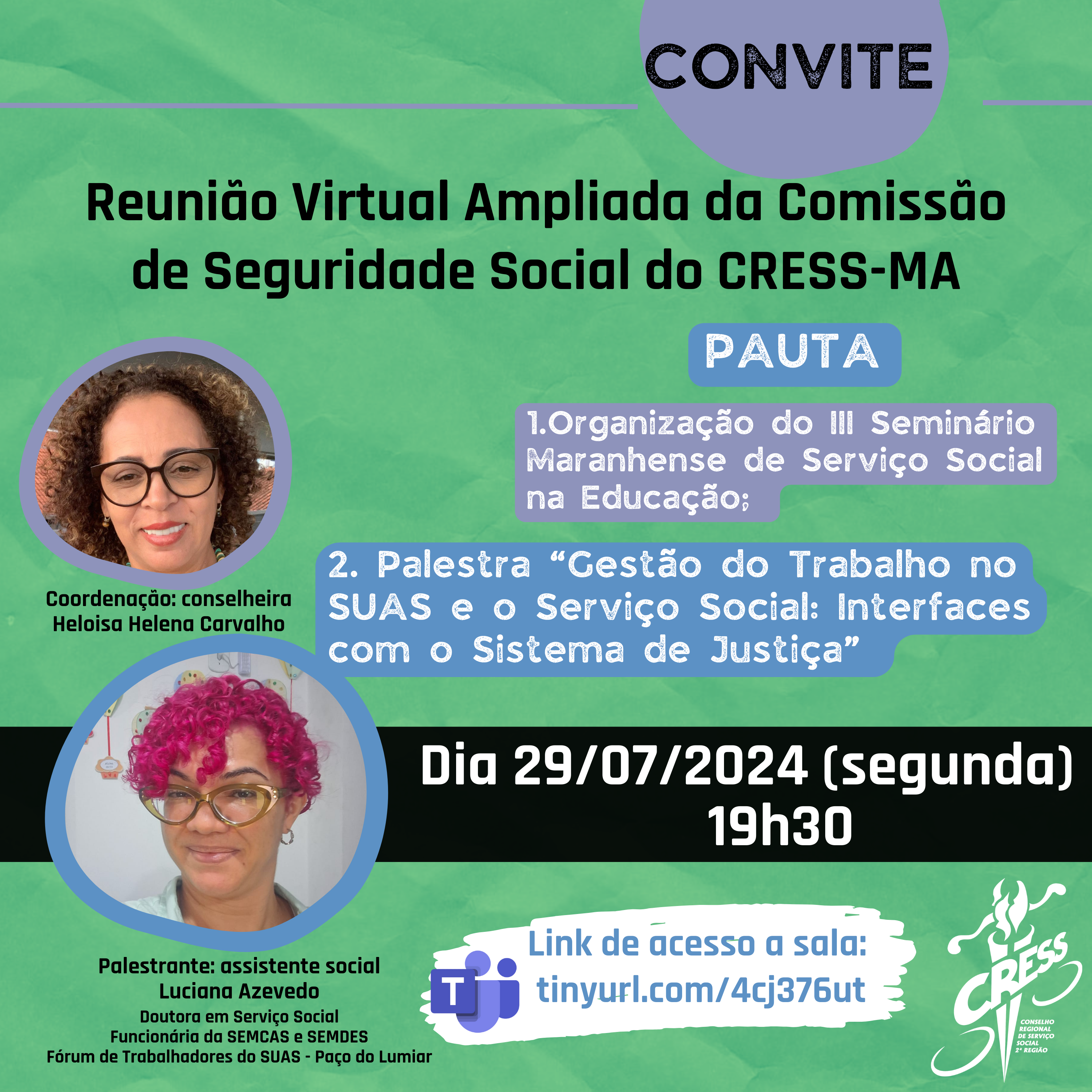 Reunião Virtual Ampliada da Comissão de Seguridade Social 29.07