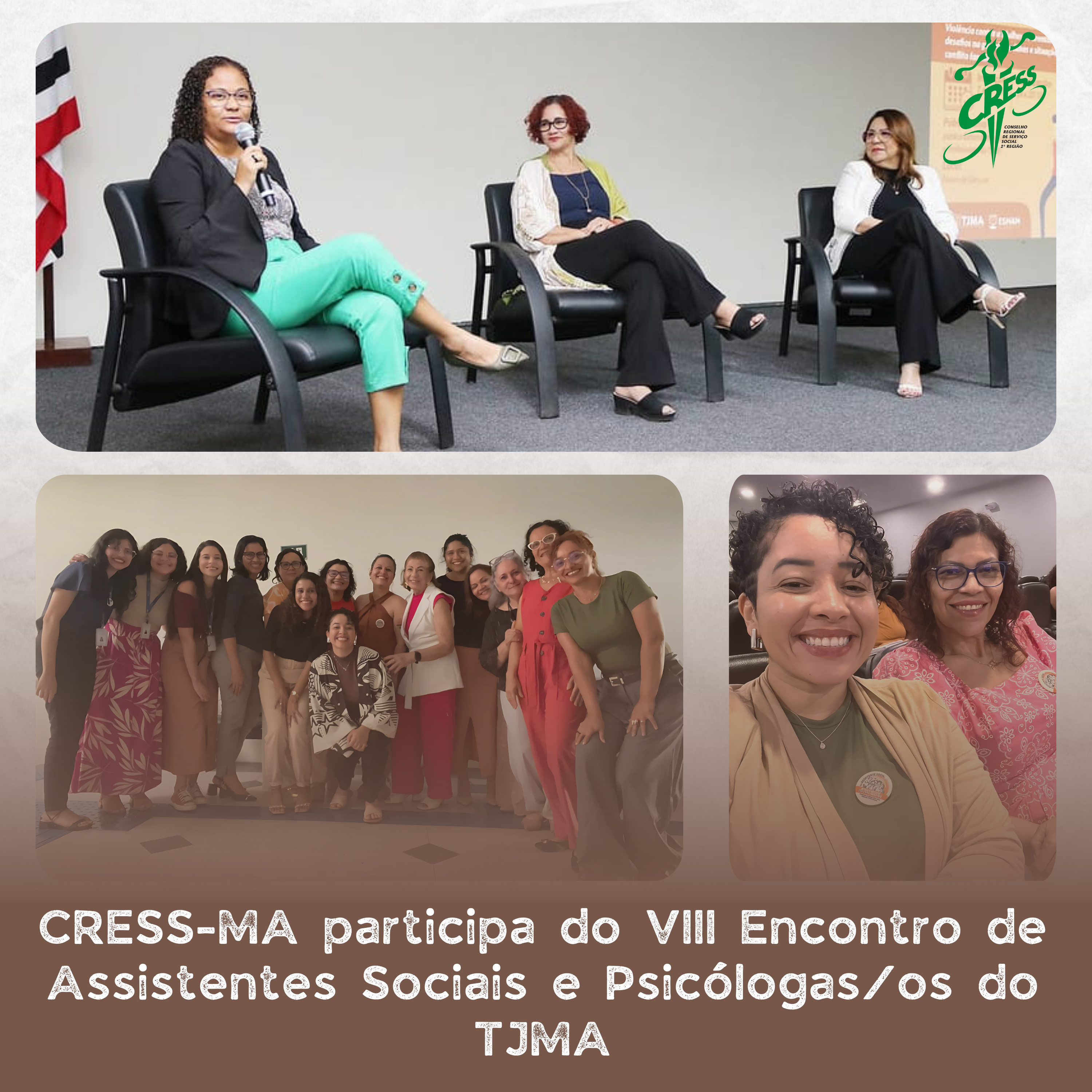 CRESS-MA participa do VIII Encontro de Assistentes Sociais e Psicólogas do TJMA